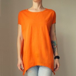 Bluzka Pomarańczowa bez rękawów