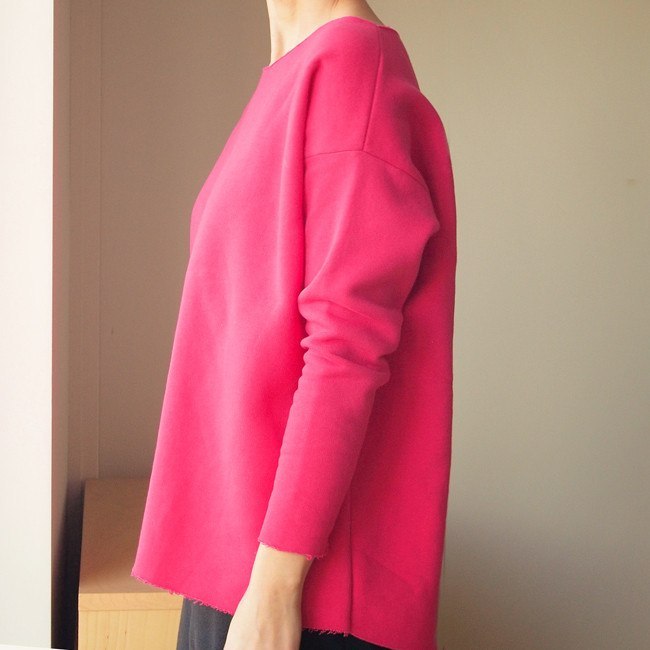 Fuksja bluza cięta Fuksja bluza cięta