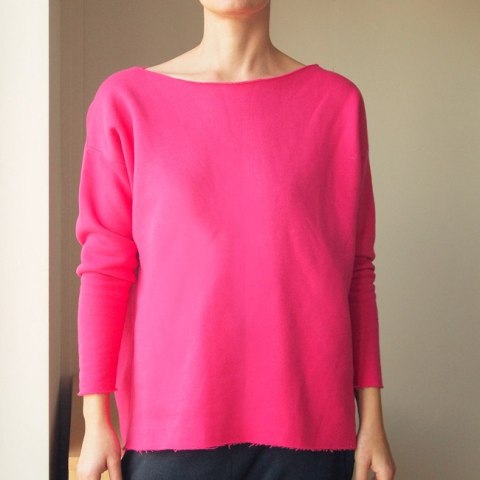 Fuksja bluza cięta Fuksja bluza cięta