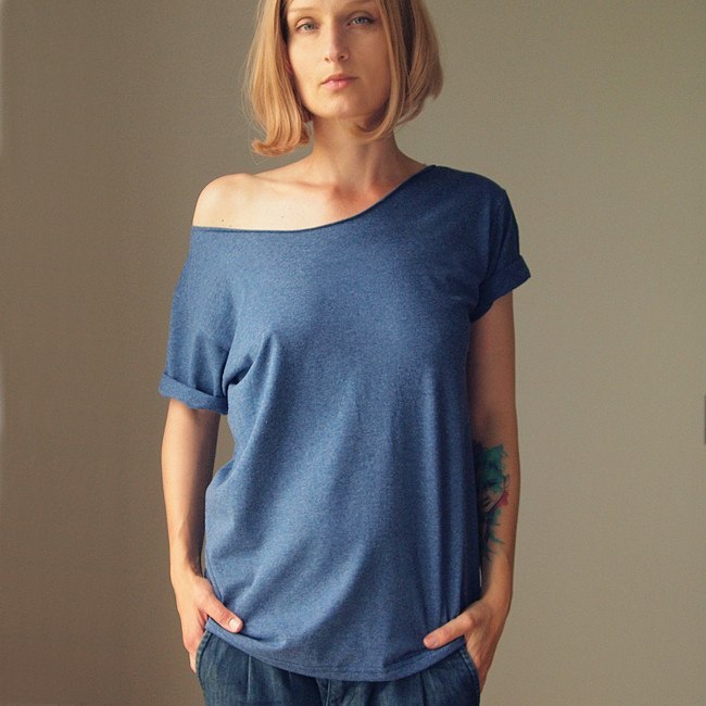 Jeans melanż Oversize Jeans melanż Oversize