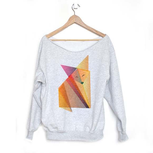 Lis origami Bluza szara Lis origami Bluza szara
