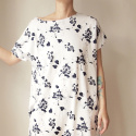 Sukienka tshirt oversize Kwiaty Sukienka tshirt oversize Kwiaty
