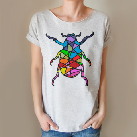 Żuk kreski kolory Szary Oversize Żuk kreski kolory Szary Oversize