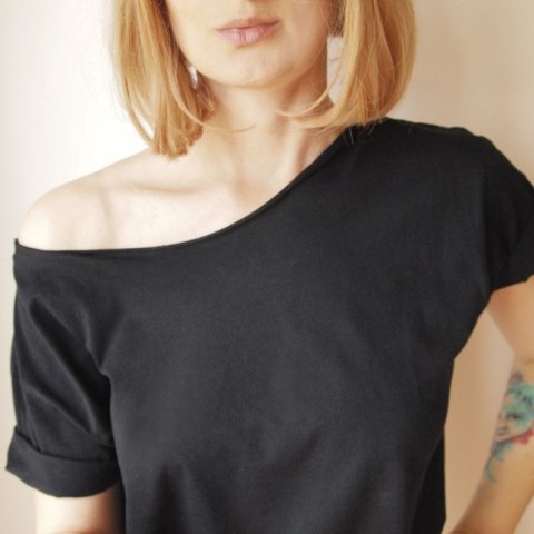 Czarny Oversize Czarny Oversize