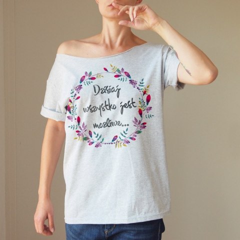 Dzisiaj wszystko Szary Oversize Dzisiaj wszystko Szary Oversize