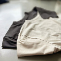 Basic luźny tshirt oversize Zimny Beż