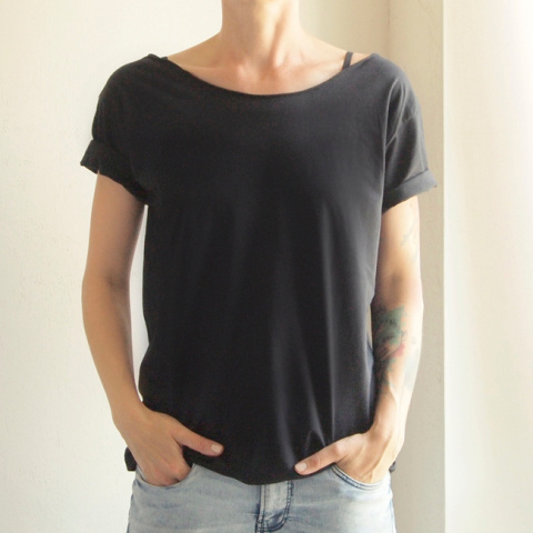 Czarny Oversize Czarny Oversize