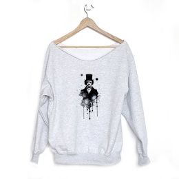 Edgar Allan Poe Szara Bluza