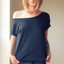 Asymetryczny Czarny Oversize