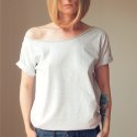 Asymetryczny Szary Oversize