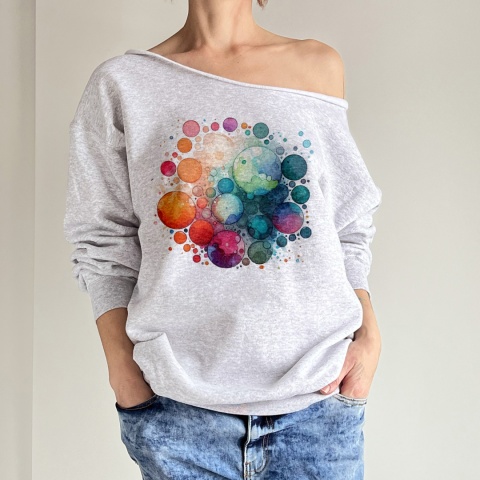 Banieczki koloru Szara Bluza Banieczki koloru Szara Bluza