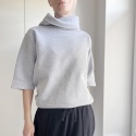 Bluza golf rękaw do łokcia Szara Bluza golf rękaw do łokcia Szara