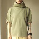 Bluza golf rękaw do łokcia blada oliwka Bluza golf rękaw do łokcia blada oliwka