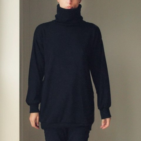 Czarny golf bufki Czarny golf bufki