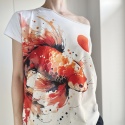 Koi Fullprint Biały Oversize Koi Fullprint Biały Oversize