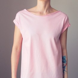 Jasnoróżowy Oversize