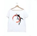 Karp kaligrafia Oversize Biały Karp kaligrafia Oversize Biały