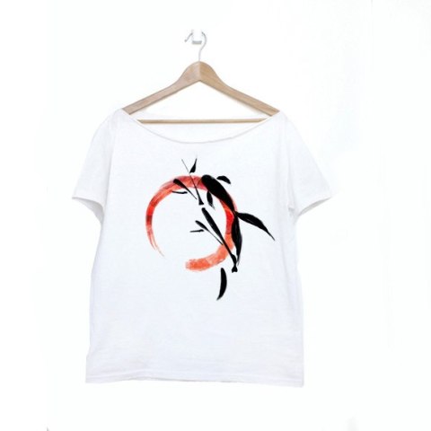 Karp kaligrafia Oversize Biały Karp kaligrafia Oversize Biały
