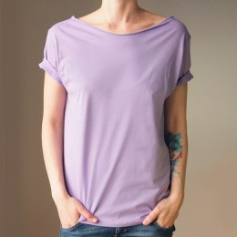 Lawendowy Oversize