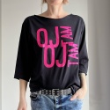 Oj tam Czarny Oversize Rękaw 3/4 Oj tam Czarny Oversize Rękaw 3/4