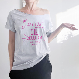 Cały czas cię słucham Szary Oversize