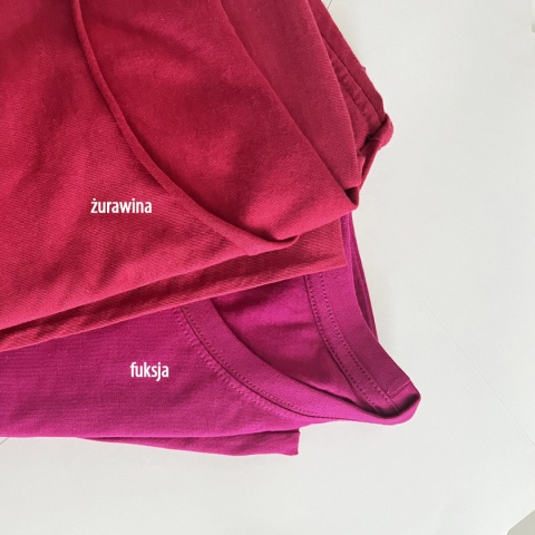 Żurawina Oversize Bez nadruku Żurawina Oversize Bez nadruku