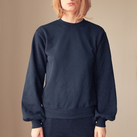 Bluza Bufiaste rękawy Czarna