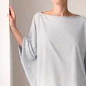 Bluzka narzutka szara szeroka