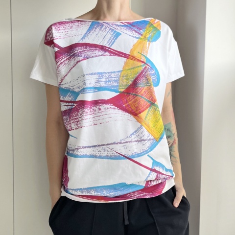 Pędzle fullprint Biały oversize Pędzle fullprint Biały oversize