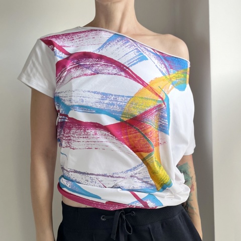 Pędzle fullprint Biały oversize Pędzle fullprint Biały oversize