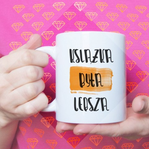 Kubek „Książka była lepsza” – śmieszny kubek 330 ml