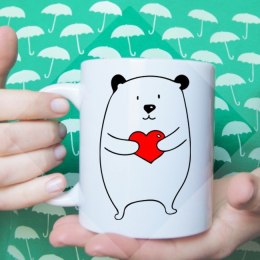 Kubek „Miś serduszko” – prezentowy kubek dla dziewczyny 330 ml