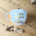 Litrowy kubek z Twoim złotym napisem