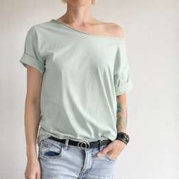 Szałwia Oversize Bez nadruku