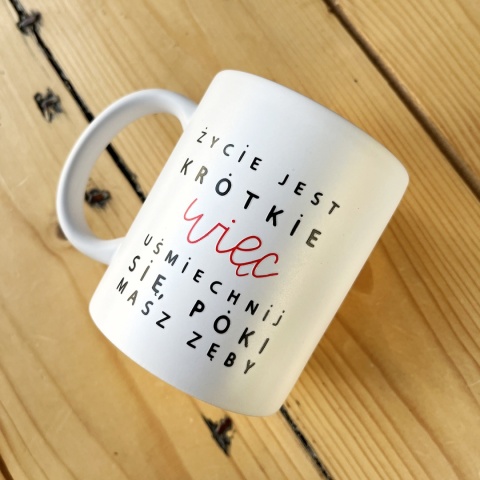 Uśmiechnij się kubek 330ml