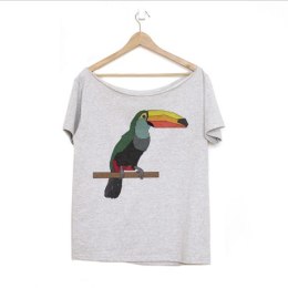 Tukan Krótki szary Oversize