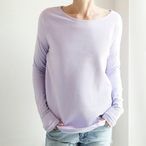 Wąski rękaw Jasnofioletowy