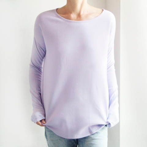 Wąski rękaw Jasnofioletowy