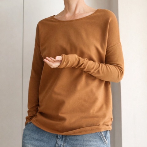 Wąski rękaw Orzech