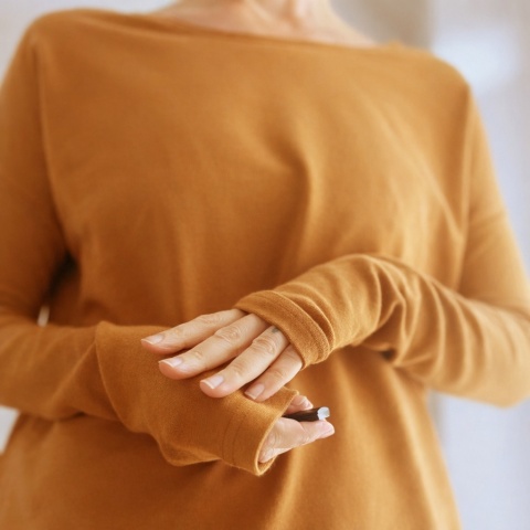 Wąski rękaw Orzech