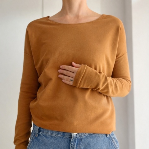 Wąski rękaw Orzech