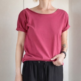 Żurawina Oversize Bez nadruku