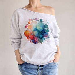 Banieczki koloru Szara Bluza