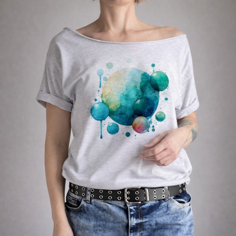 Banieczki zielone Szary Oversize