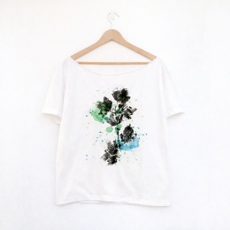 Bluszcz tusze Biały Oversize