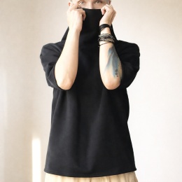 Bluza golf rękaw do łokcia Czarna