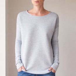 Gruby Wąski rękaw Szary