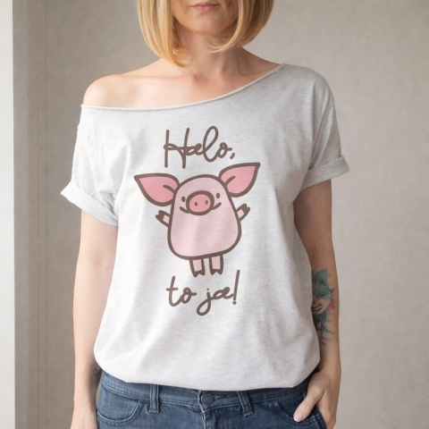 Halo to ja Oversize Szary