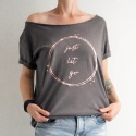 Just let go rose gold Oversize Różowe Złoto