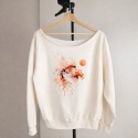Koi Pomarańczowy Waniliowa Bluza Cięta